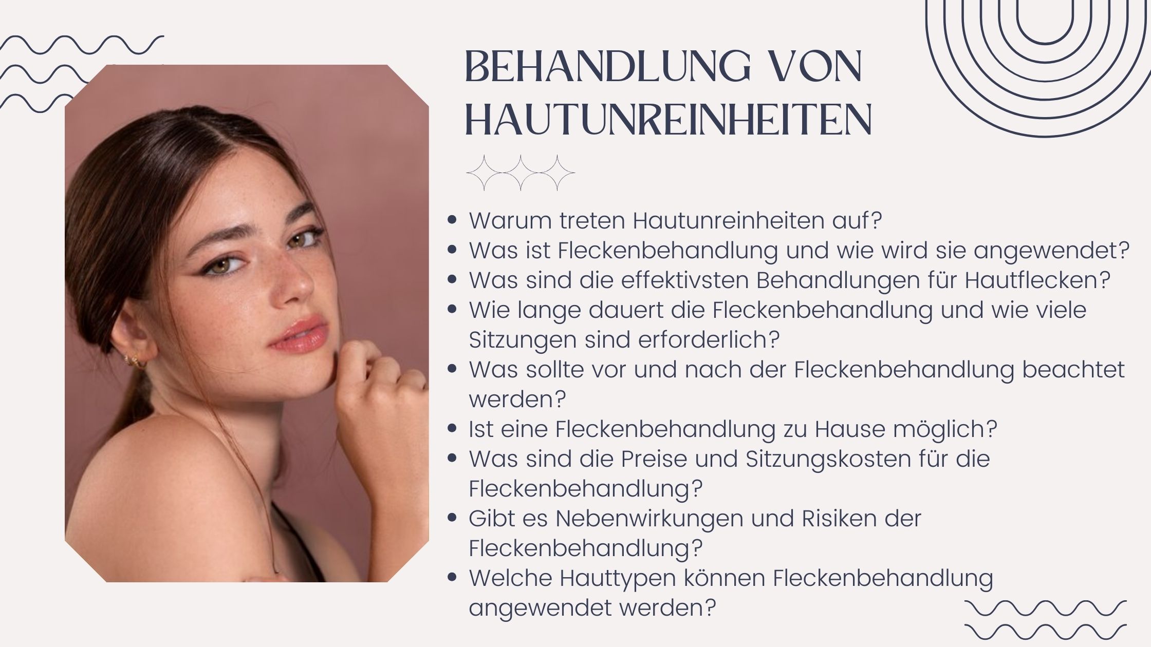 Behandlung von Flecken