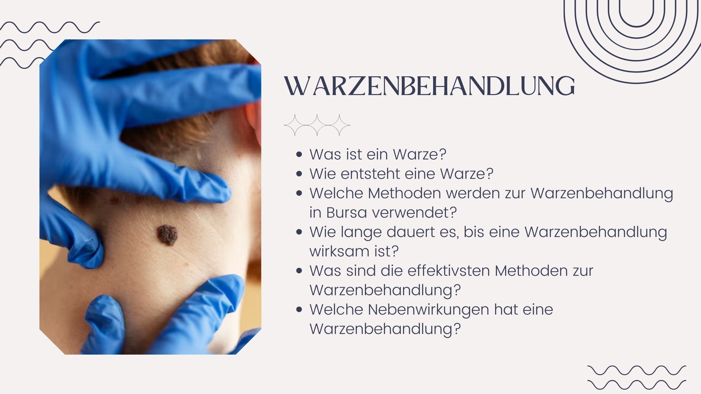 Warzenbehandlung